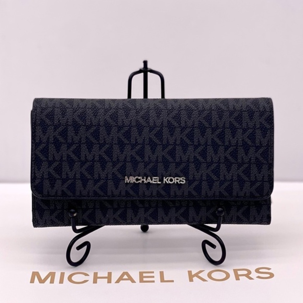 Michael Kors Trifold Wallet Black Color